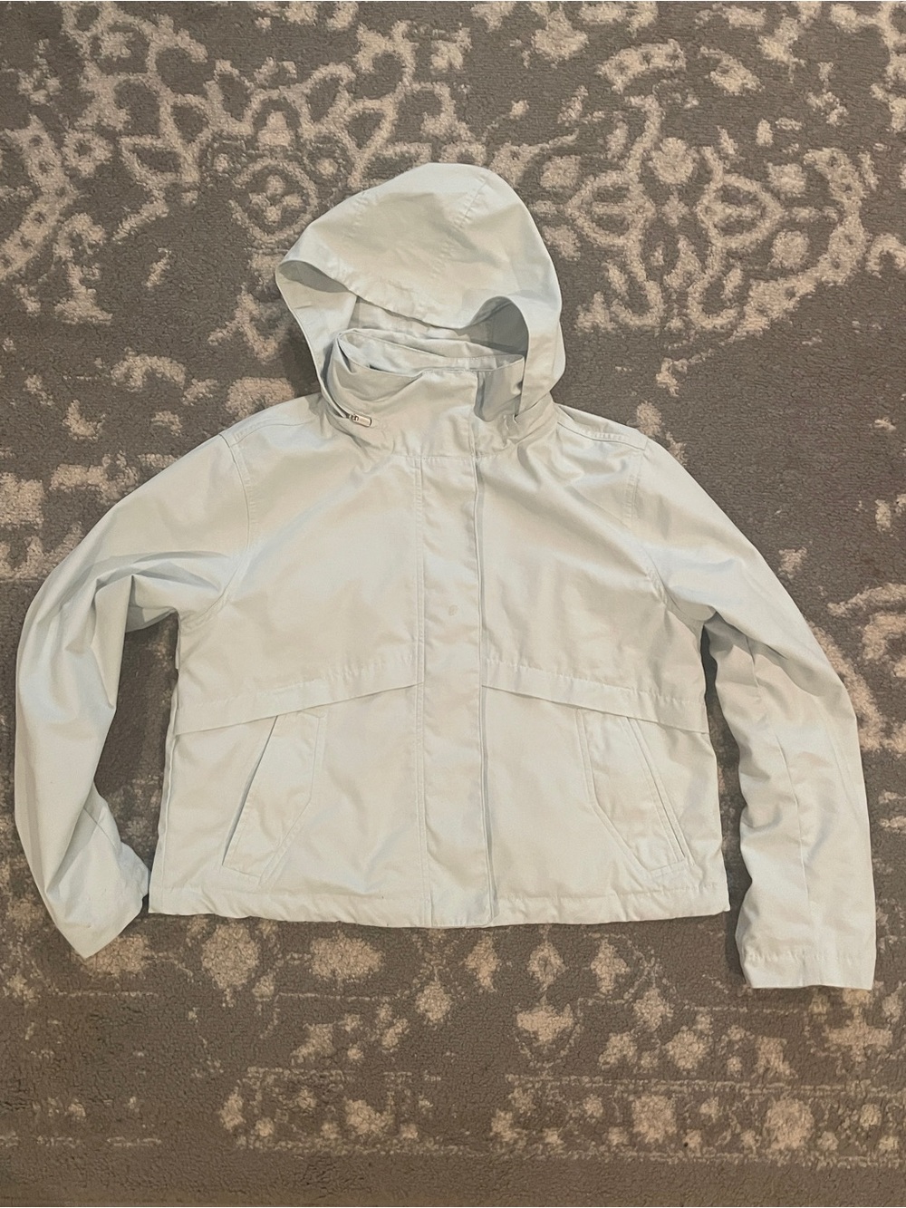 Athleta Light Blue Hooded Jacket